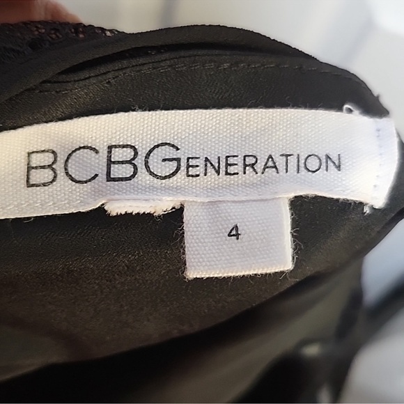 BCBGENERATION BLACK LACE DRESS - Picture 5 of 6